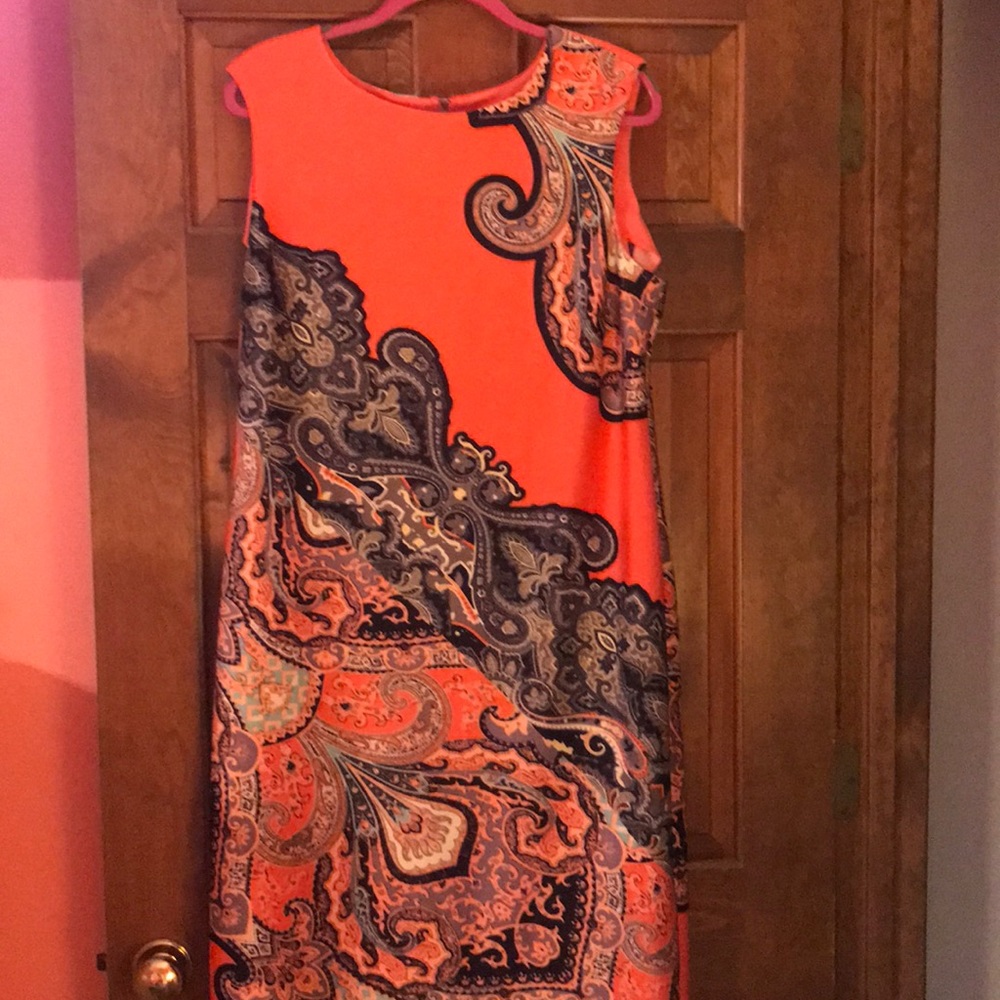 Dress Barn Asymmetrical Design Dress